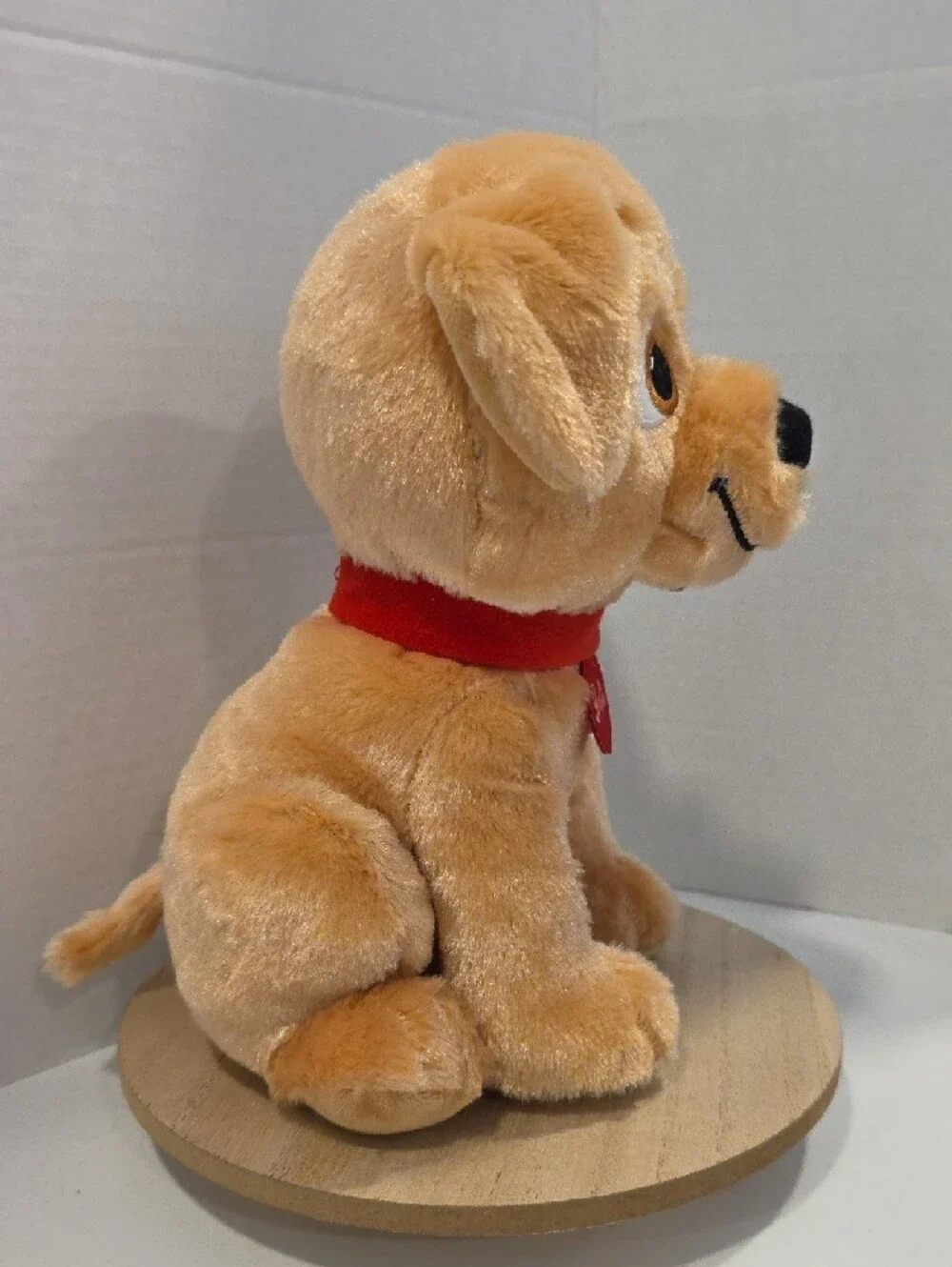 Mattel 80 Barbie Tan Plush Puppy with Red Collar By Kohl's Cares NWT